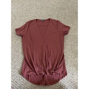 TBH Women's Pink Short Sleeve Shirt‎ Top Size S